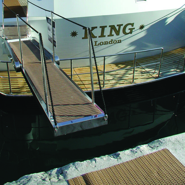 floorline heronrib floor matting vloermat superjacht binnenvaart tankers marine keuken teak deck protection non slip gangway