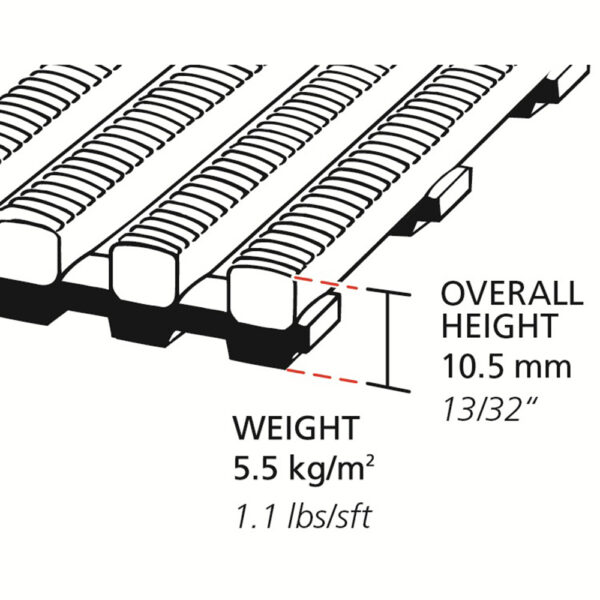 Heronrib non-skid floor mat - Image 2