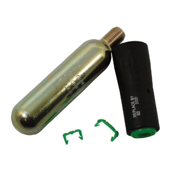 Plastimo CO2 cartridge and melt tablet for life jacket